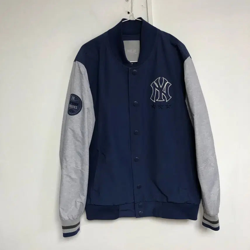 [BUNJANG] MLB New York Yankees Jacket / 엠엘비 뉴욕양키스 남성 집업 자켓 100L@9963