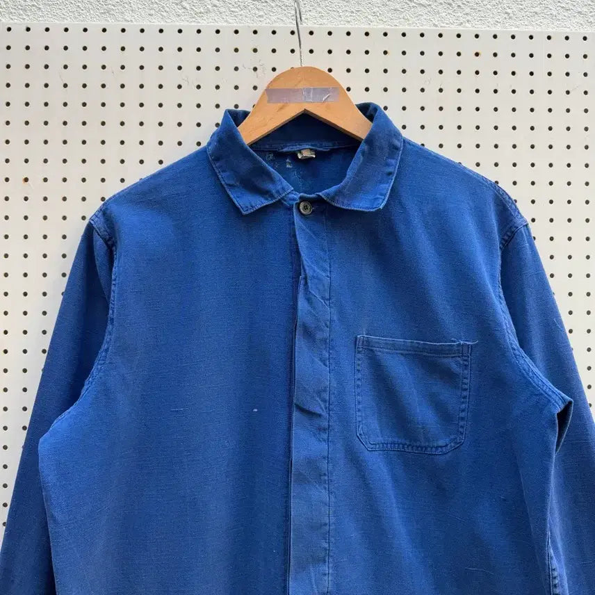 [BUNJANG] Washed Blue Vintage French Work Jacket / WASHED BLUE OLD VINTAGE 빈티지 프렌치워크자켓