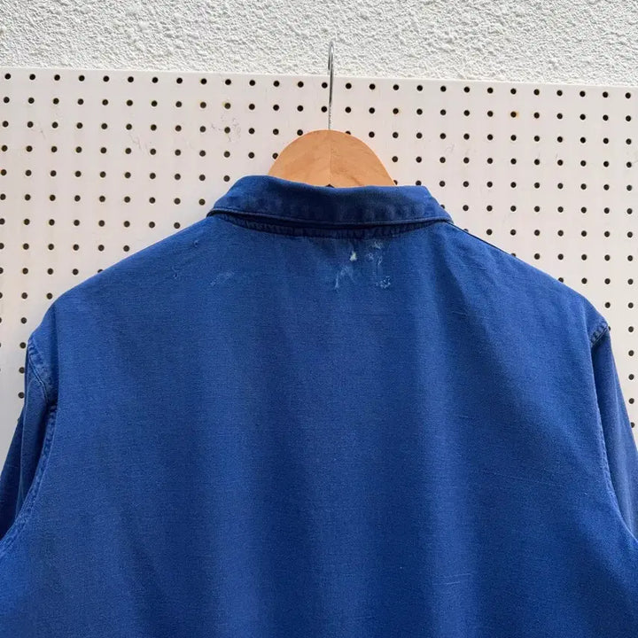 [BUNJANG] Washed Blue Vintage French Work Jacket / WASHED BLUE OLD VINTAGE 빈티지 프렌치워크자켓