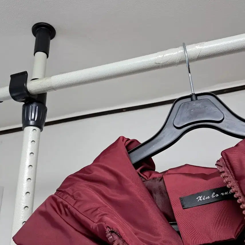 [BUNJANG] Quilted Long Vest / 버건디 퀼팅 롱 조끼 패딩 77사이즈