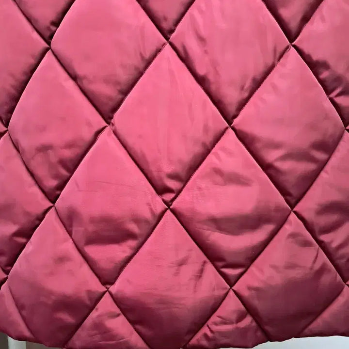 [BUNJANG] Quilted Long Vest / 버건디 퀼팅 롱 조끼 패딩 77사이즈