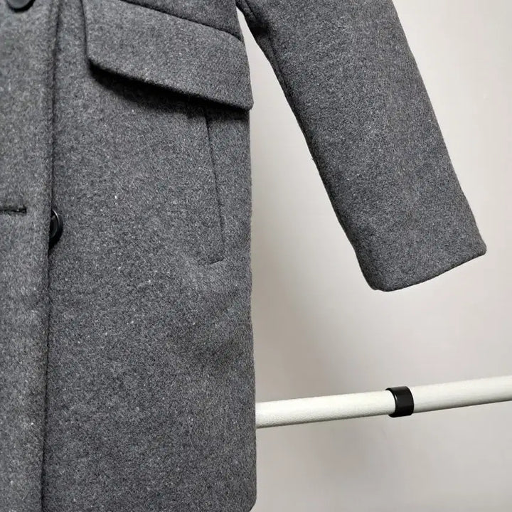 [BUNJANG] Eco Pure Gray Double Coat / Eco Pure 회색 더블 코트