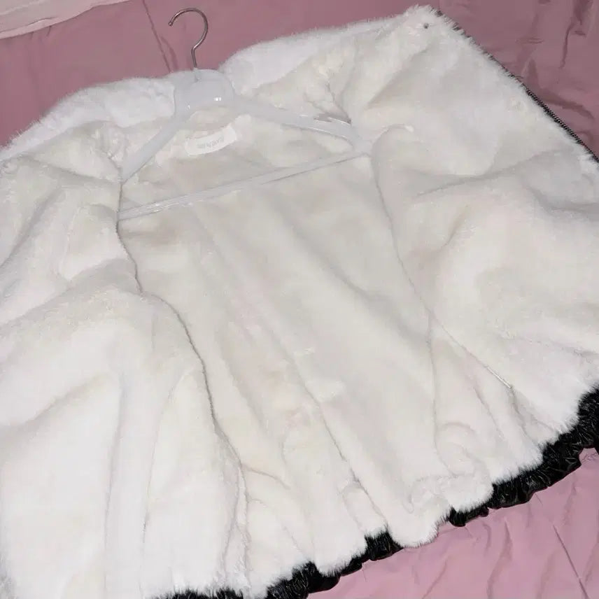 [BUNJANG] NYU New New Faux Leather Jacket / NYU NYU 뉴뉴 무스탕 털 레더가죽자켓