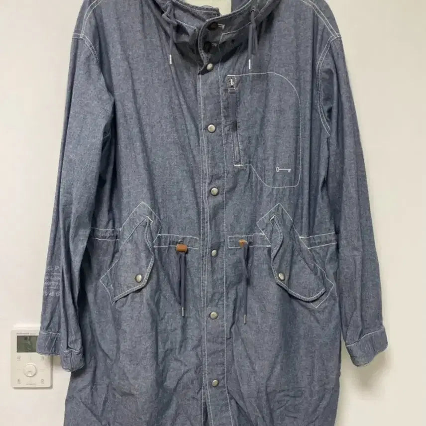 [BUNJANG] Customellow Long Hoodie Jumper (Size 100-105) / 커스텀멜로우 간절기 롱후드 점퍼 100~105사이즈