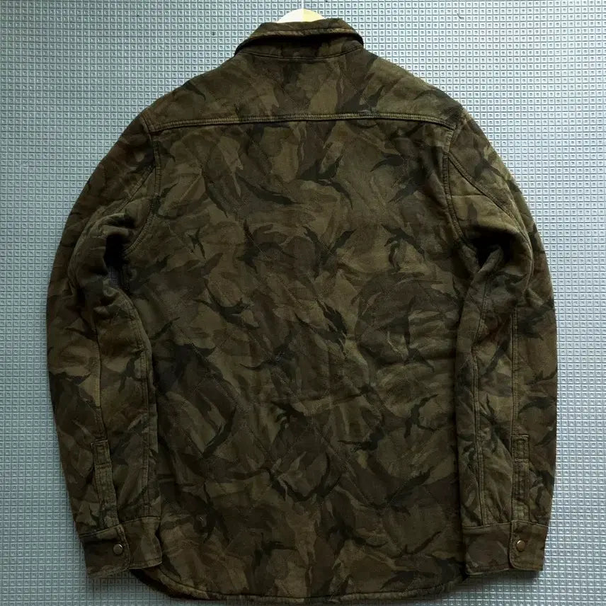 [BUNJANG] Polo Ralph Lauren Camouflage Quilted Shirt Jacket / 폴로 랄프로렌 카모플라주 퀼팅누빔 셔츠 자켓