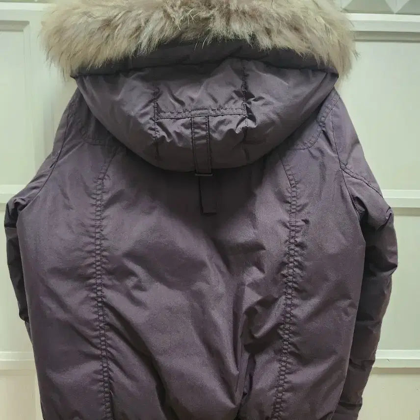 [BUNJANG] Kolon Purple Fur Hooded Padded Jacket / 코오롱퍼플/퍼 후드 패딩 점퍼95