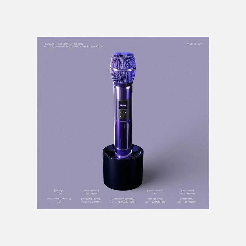 [BUNJANG] Taeyeon Panorama My Voice Version 10th Anniversary Microphone Album (Sealed) / (미개봉)태연 파노라마 My Voice 버전 10주년 마이크 앨범