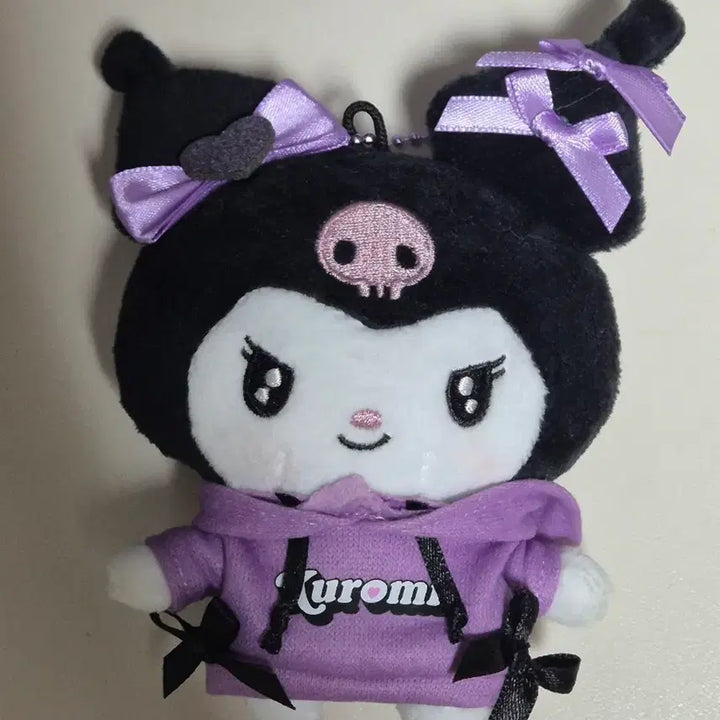 [BUNJANG] Sanrio Kuromi Halloween 2024 Plush Keyring / 산리오 할로윈 2024 해피쿠지 쿠로미 인형 키링