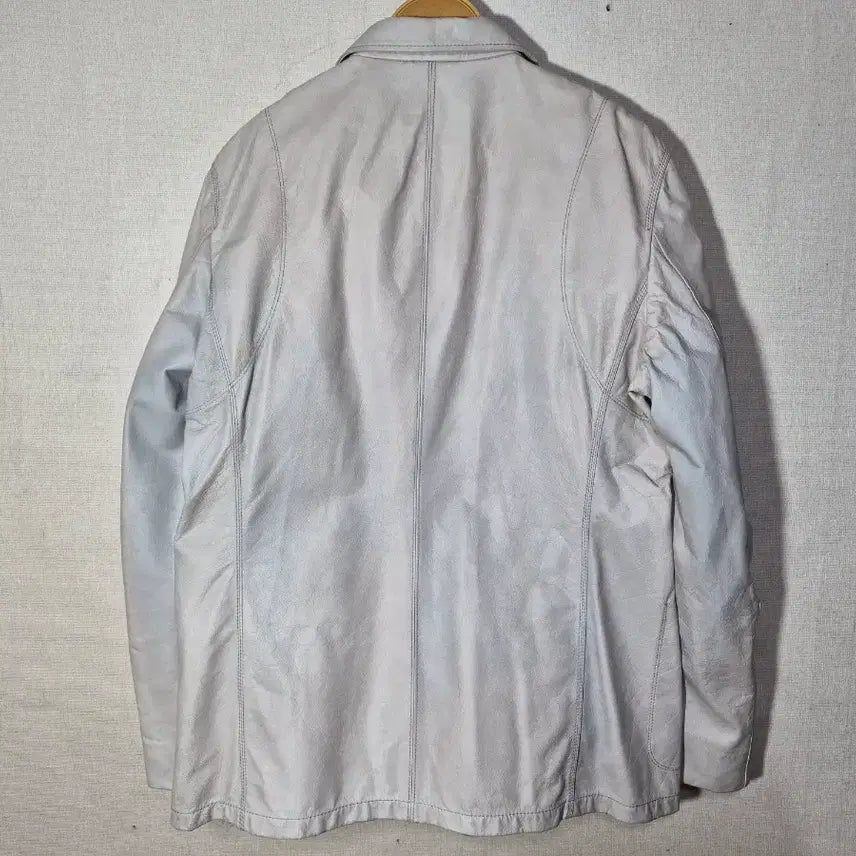 [BUNJANG] Jil Sander Ivory Leather Jacket / JIL SANDER 질샌더 아이보리 레더(우리95)