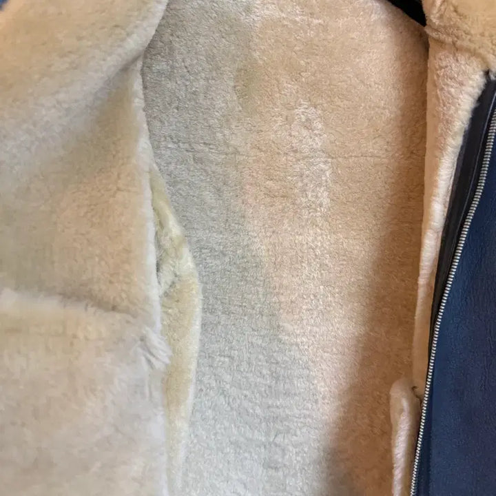 [BUNJANG] Shape Boutique Leather Shearling Bomber Jacket / 쉐입부티크 레더 시어링 봄버 자켓