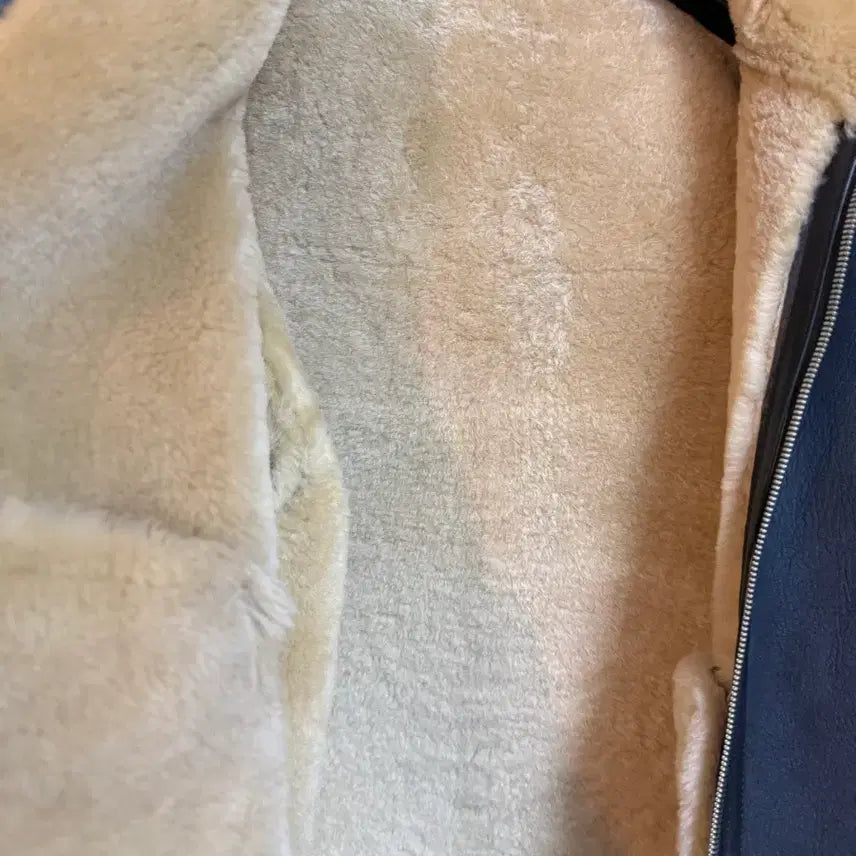 [BUNJANG] Shape Boutique Leather Shearling Bomber Jacket / 쉐입부티크 레더 시어링 봄버 자켓