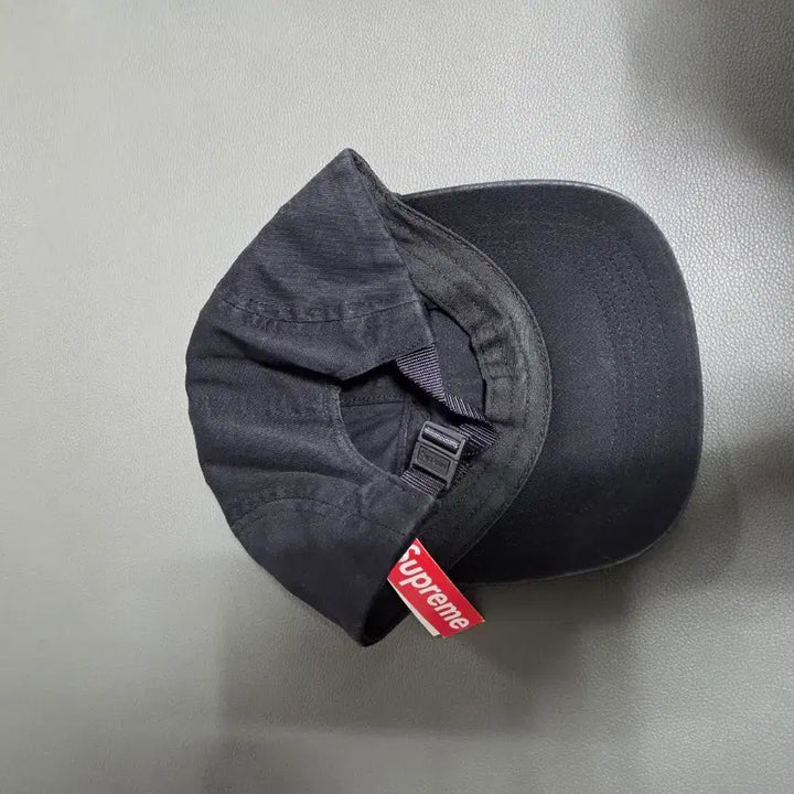 [BUNJANG] Supreme Washed Chino Twill Camp Cap - Black / 슈프림 워시드 치노 트윌 캠프캡 블랙 - 24SS