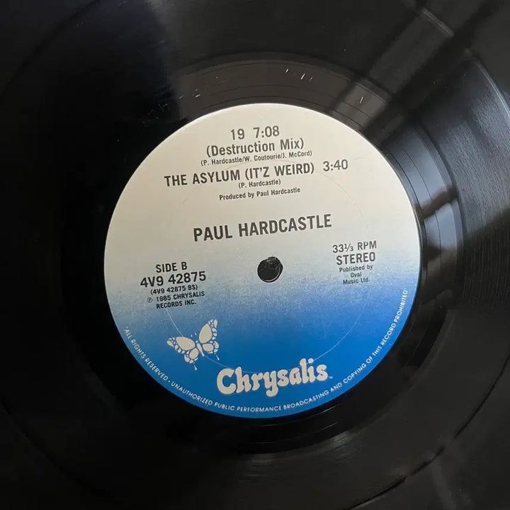 [BUNJANG] Paul Hardcastle 19 Vinyl Record / (LP) 싱글 Paul Hardcastle - 19