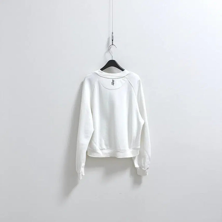 [BUNJANG] Bernice White Cotton Sweatshirt / 베르니스 화이트 코튼 스웻셔츠