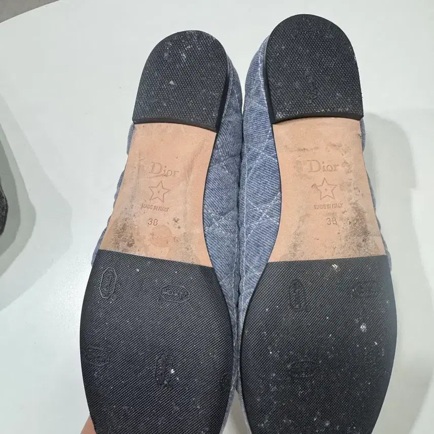 [BUNJANG] Dior Ballerina Denim Flats 38 / 디올 발레리나 데님 플랫 38