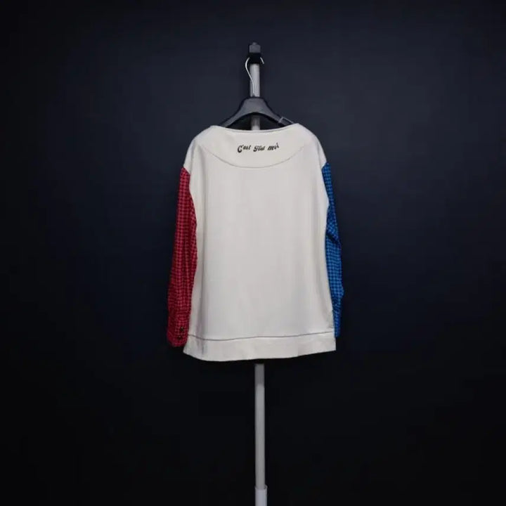 [BUNJANG] Lucky Chouette Spring/Autumn Cotton Sweatshirt with Chiffon Sleeves / 럭키슈에뜨 춘추 맨투맨 55