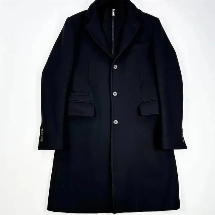 [SOLD OUT] 테이트 내피탈착 남자 롱코트 105 블랙