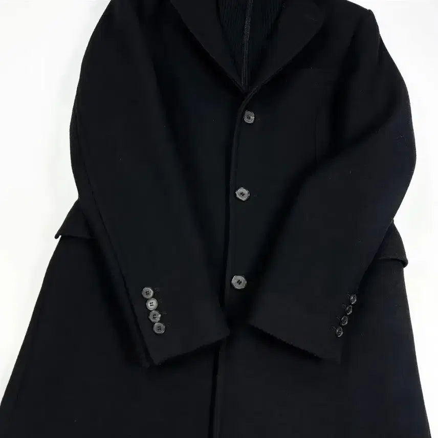 [SOLD OUT] 테이트 내피탈착 남자 롱코트 105 블랙
