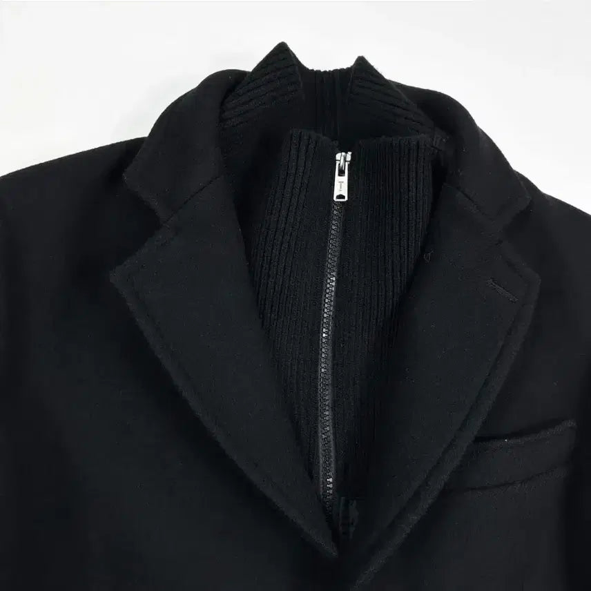 [SOLD OUT] 테이트 내피탈착 남자 롱코트 105 블랙
