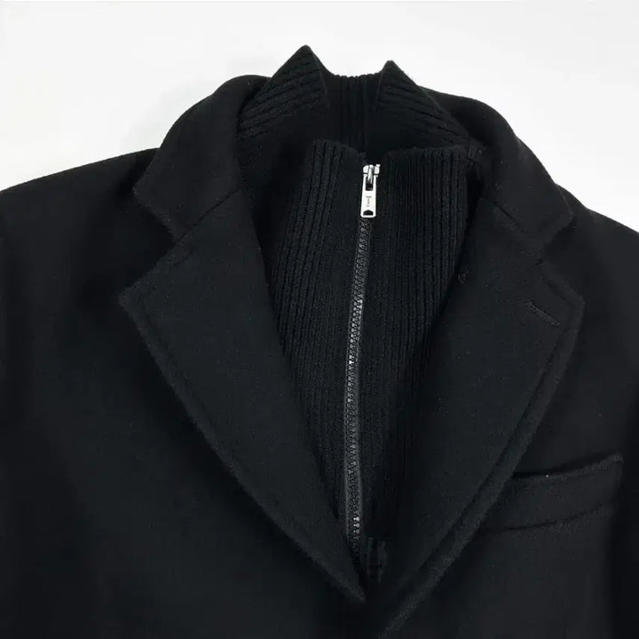 [SOLD OUT] 테이트 내피탈착 남자 롱코트 105 블랙