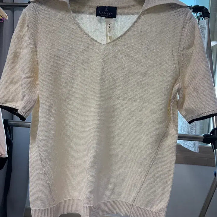 [BUNJANG] LANVIN Linen Blend Short Sleeve Knit Top / LANVIN 린넨 반팔 니트