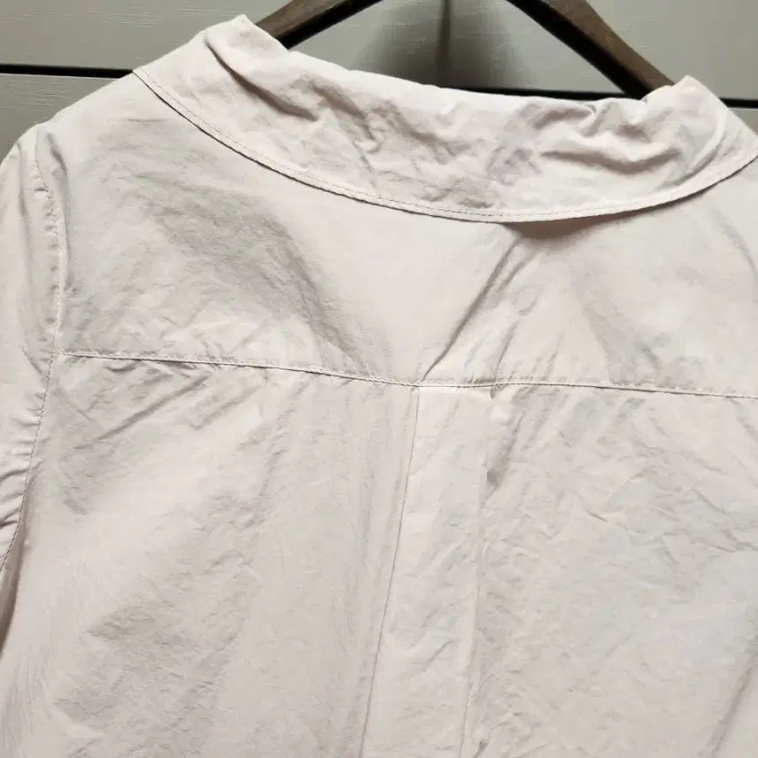 [BUNJANG] Round Collar Pink Blouse / 라운드 칼라 핑크 블라우스 7부