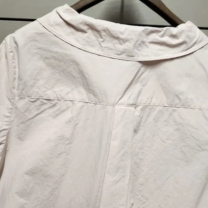 [BUNJANG] Round Collar Pink Blouse / 라운드 칼라 핑크 블라우스 7부