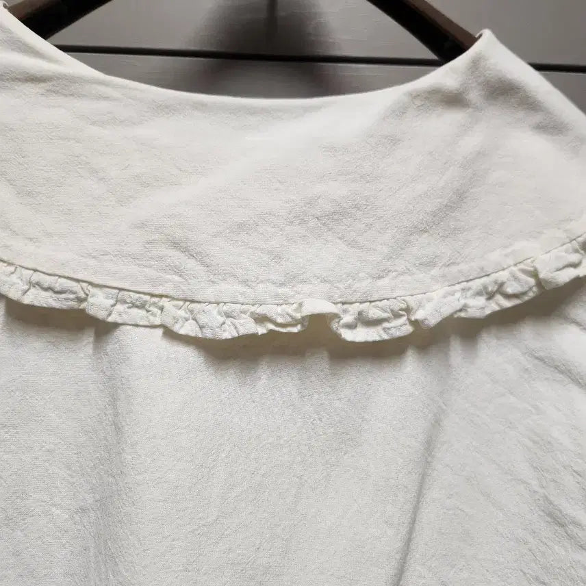 [BUNJANG] Round Collar Pink Blouse / 라운드 칼라 핑크 블라우스 7부