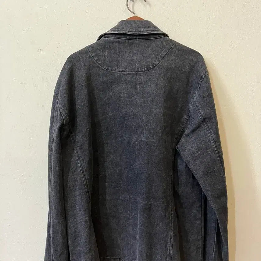 [BUNJANG] TRANS CONTINENTS Black Denim Jacket XL / TRANS CONTINENTS 블랙 데님 자켓 XL