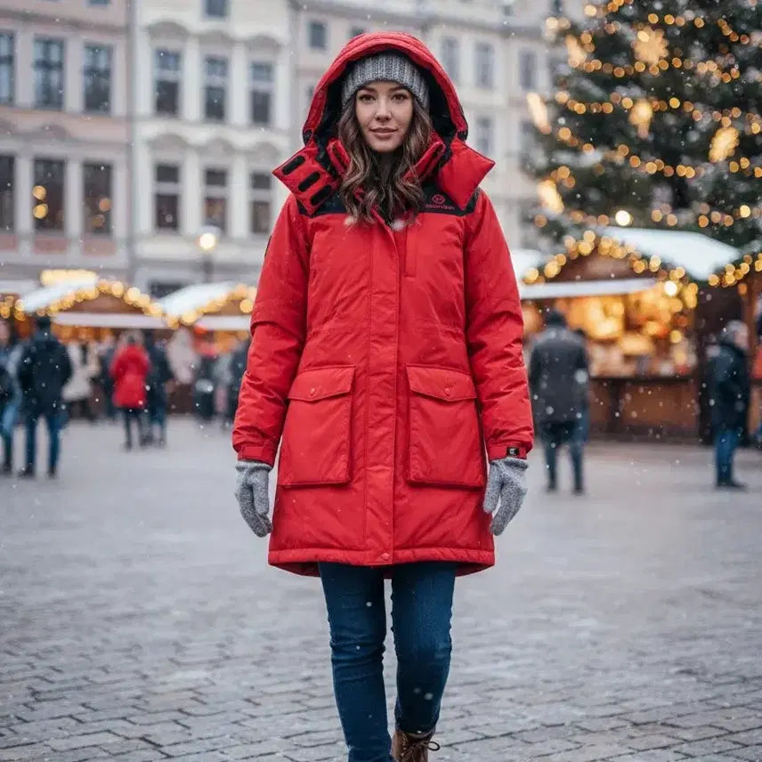 [BUNJANG] Northcape Heavy Duck Down Padded Coat (Size 55-66) / 노스케이프 북유럽풍 헤비 덕다운 패딩코트 (55 66)