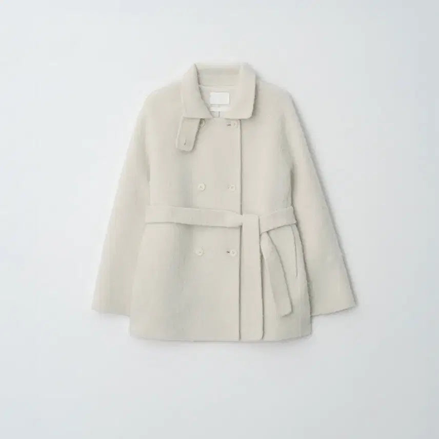 [BUNJANG] Leeds Ash Alpaca Half Coat / Leeds 리즈 더위시 Ash alpaca half coat