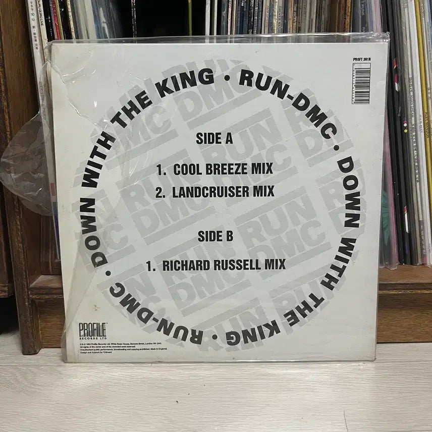 [BUNJANG] Run DMC Down with the King Remix Single LP / (LP) Run DMC - Down with the King 리믹스 싱글