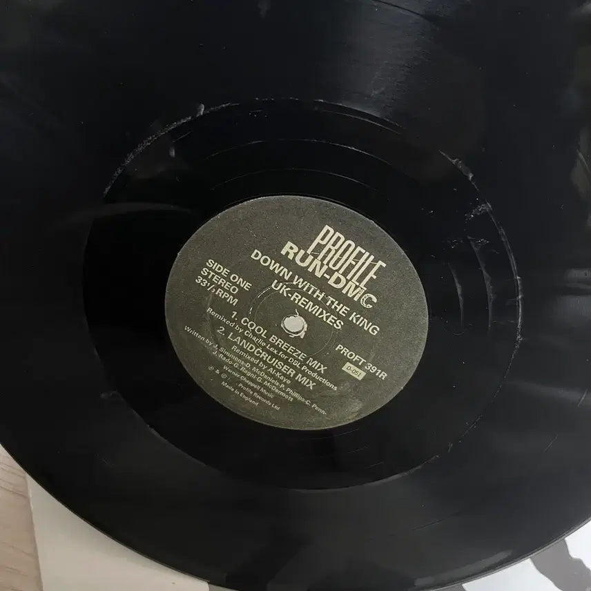 [BUNJANG] Run DMC Down with the King Remix Single LP / (LP) Run DMC - Down with the King 리믹스 싱글
