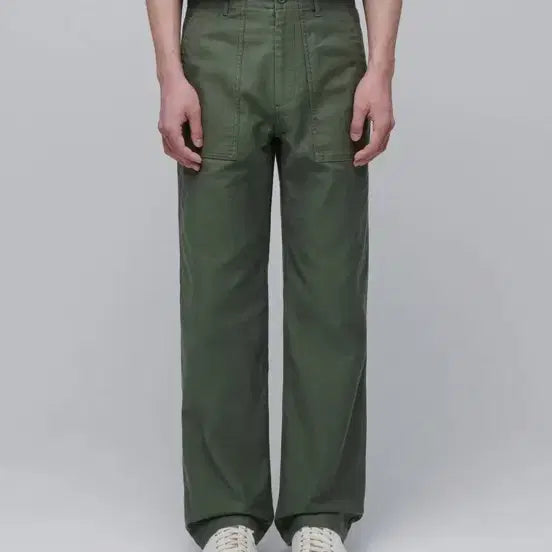 [BUNJANG] Replica Fatigue Pants [Sage Green] / 무탠 레플리카 퍼티그 팬츠 [세이지 그린] 아메카지