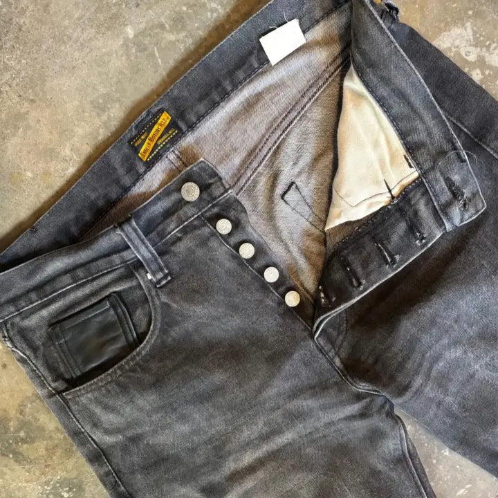 [BUNJANG] Indian Motorcycle Salvage Denim Pants (Vintage) / 인디언 모터사이클 셀비지 데님(빈티지)