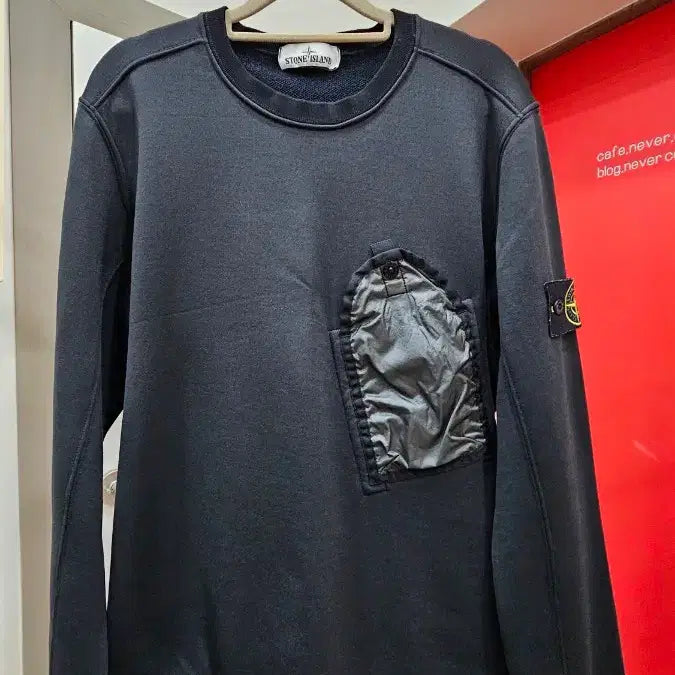 [BUNJANG] Stone Island Sweatshirt / 스톤아일랜드 원포켓 맨투맨(실착2회)