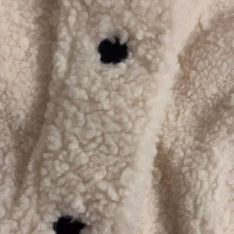 [BUNJANG] Suede Short Coat / 스웨이드 양털 퍼 코트 숏코트뽀글이단추아이보리아방양털코트 숏미디