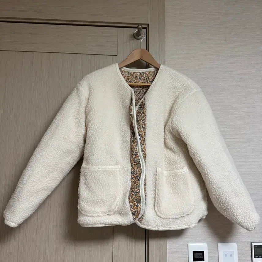 [BUNJANG] Reversible Fleece Jacket / 뽀글이 양털 리버시블 양면 자켓