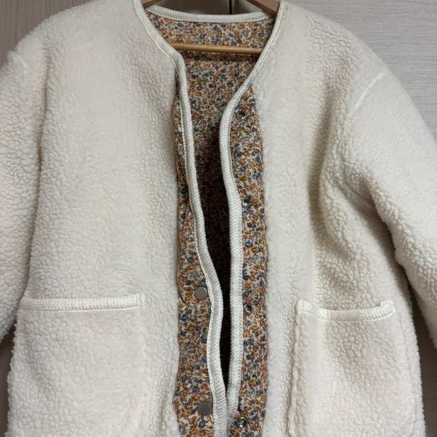 [BUNJANG] Reversible Fleece Jacket / 뽀글이 양털 리버시블 양면 자켓