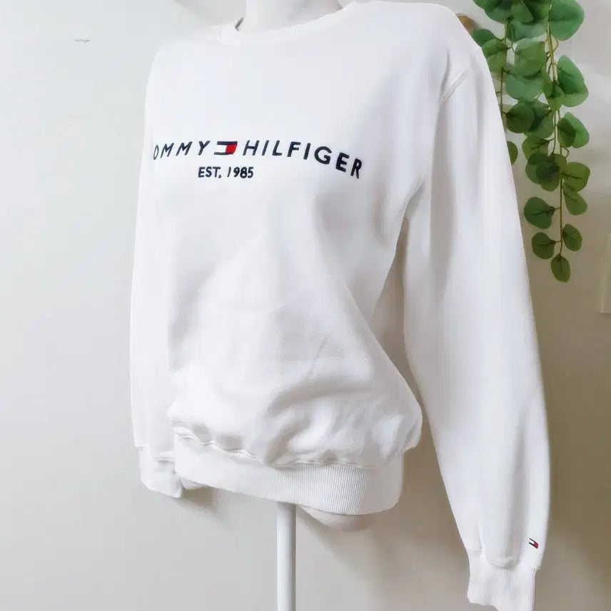 [BUNJANG] Tommy Hilfiger Women's Sweatshirt / 타미힐피거 여성맨투맨 66 77 화이트 M