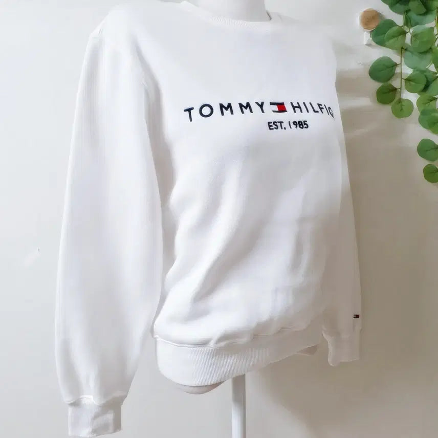 [BUNJANG] Tommy Hilfiger Women's Sweatshirt / 타미힐피거 여성맨투맨 66 77 화이트 M