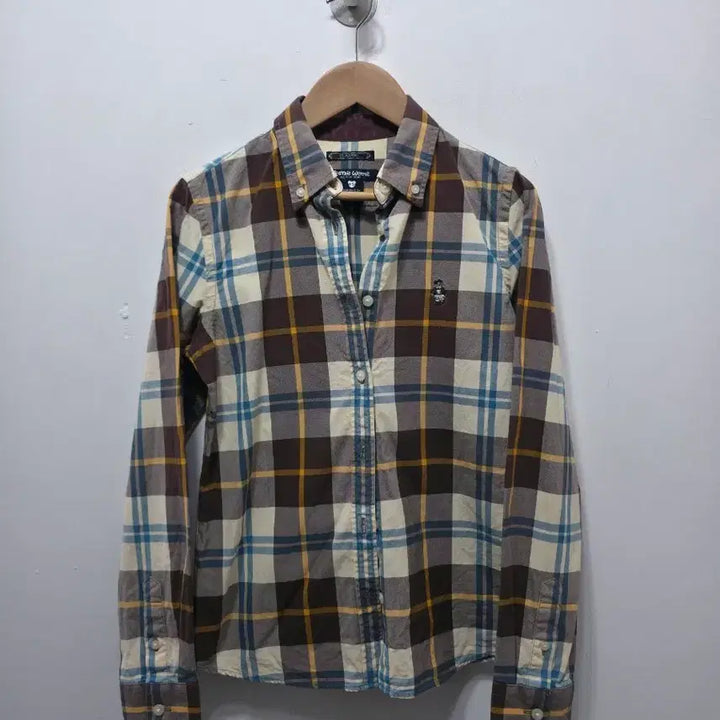 [BUNJANG] Tenny Winnie Checkered Long Sleeve Shirt (Size S) / 트니위니 셔츠 체크 긴팔 S