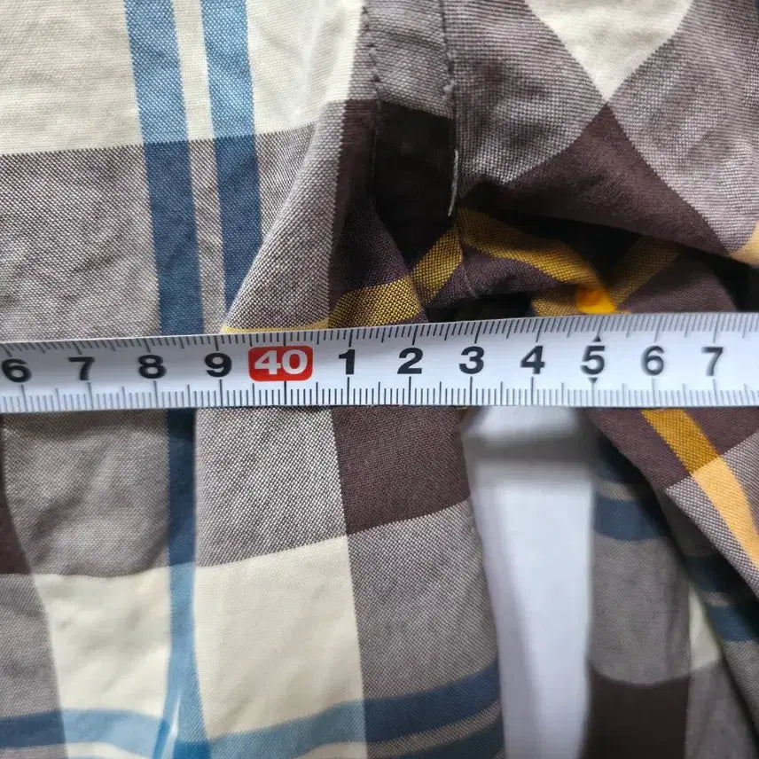 [BUNJANG] Tenny Winnie Checkered Long Sleeve Shirt (Size S) / 트니위니 셔츠 체크 긴팔 S