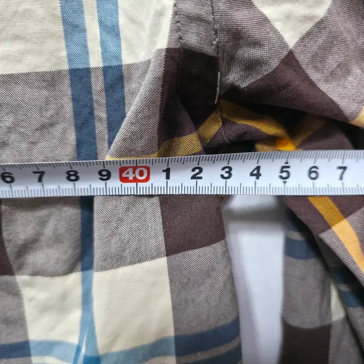 [BUNJANG] Tenny Winnie Checkered Long Sleeve Shirt (Size S) / 트니위니 셔츠 체크 긴팔 S