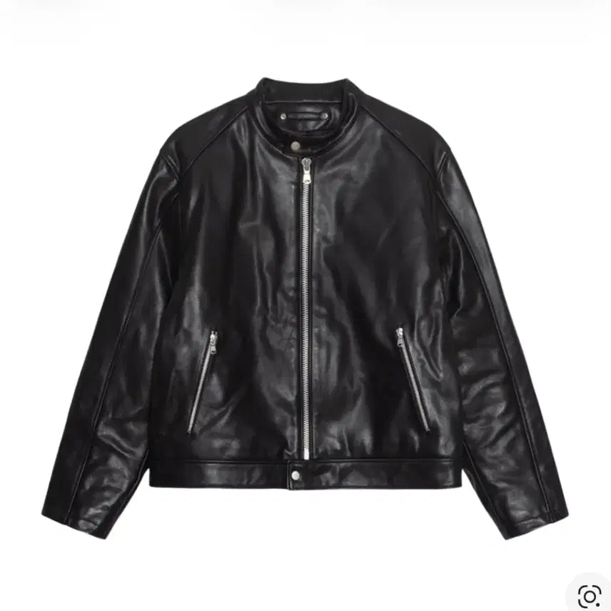 [BUNJANG] Stussy Cafe Racer Leather Jacket / [교환] 스투시 카페 레이서 레더 자켓 XXL-> XL