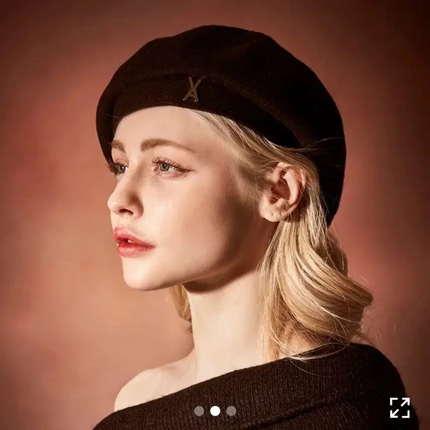 [BUNJANG] BAZAAR Wool Beret / 바잘 울 베레모 (1회 착용)