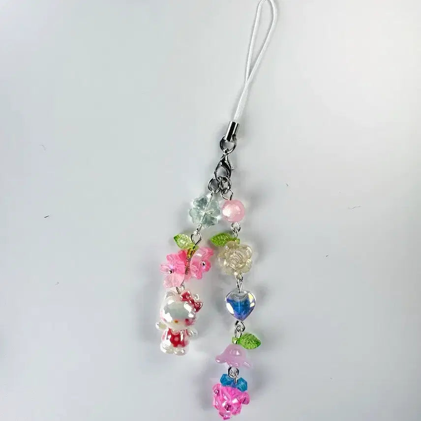 [BUNJANG] Keyring Phone Strap / 키티 폰스트랩 키링