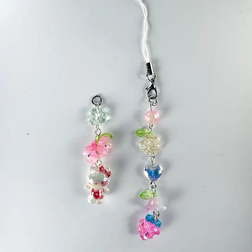 [BUNJANG] Keyring Phone Strap / 키티 폰스트랩 키링