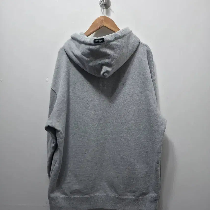 [BUNJANG] Covernat C Logo Hoodie Gray / 100 커버낫  C 로고 후드티 그레이