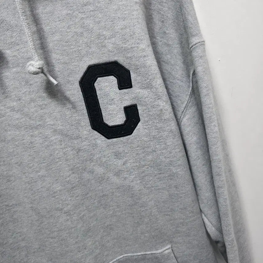 [BUNJANG] Covernat C Logo Hoodie Gray / 100 커버낫  C 로고 후드티 그레이